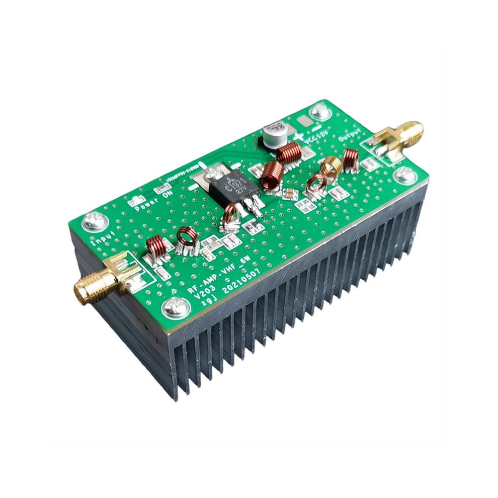 6W Rf Power Amplifier Vhf Fm 88-108Mhz 12V For Ham Radio Fm Transmitter Walkie-Talkie Rf Amp 4713594916270
