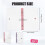 4 Pack A6 Soft PVC 6 Rings Binder, Clear Budget Binder, Refillable Planner Binder, Ring Binder Cover with Snap Button 5