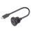 USB Type C 3.1 Female to Male Charging Socket Type-C Data Port with Threaded Fixed Panel Type USB-C Power Jack Connector 1