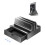 Vaydeer Vertical Laptop Stand with Drawer,Dual Slots Plastic Laptop Holder Storage with Space Saving Design,Adjustable 8