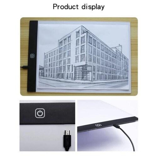 A5 LED Drawing Copy Pad for Kids: 3-Level Dimmable Light Board with Adjustable Settings Drawing Tablet Tools 2