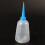 2X 250Ml Clear White  Plastic Liquid Glue Applicator Bottle 2