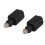 2 Packs Optical 3.5mm Female  Jack Plug To Digital Toslink M Audio Adapter 2