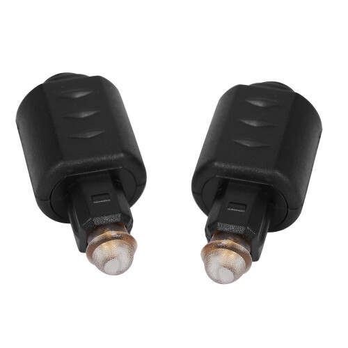 2 Packs Optical 3.5mm Female  Jack Plug To Digital Toslink M Audio Adapter 2