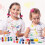60 Strips 180 Pots Paint Pots Strips 3 Ml  Paint Pot Empty Paint Cups Crafts Plastic Storage Containers 8
