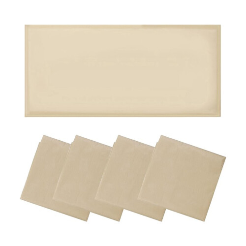 8 Pcs Fluorescent Light Covers,Light Covers for Ceiling Lights Classroom, Magnetic Light Filters for Office Khaki 1