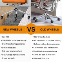 15 Pcs Replacement Chair Caster Wheels 2 Inch, Heavy Duty Wheels with Plug-in Stem 7/16 x 7/8 Inch, Smooth Rolling