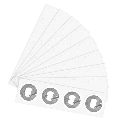 50 PCS NTAG213 NFC Tags Stickers Round, Rewritable, 137 Bytes Memory for Most NFC-Enabled Devices 1