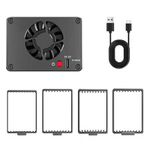 Camera Cooler Quiet Radiator CoolingFan AluminumAlloy Semiconductor Radiator for ZV-E10 A7M4 R5 R7,A