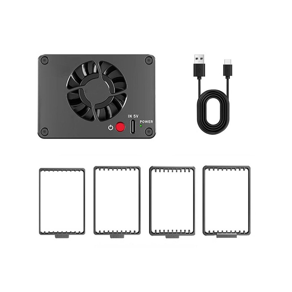 Camera Cooler Quiet Radiator Coolingfan Aluminumalloy Semiconductor Radiator For Zv-E10 A7m4 R5 R7,A 6134130640653