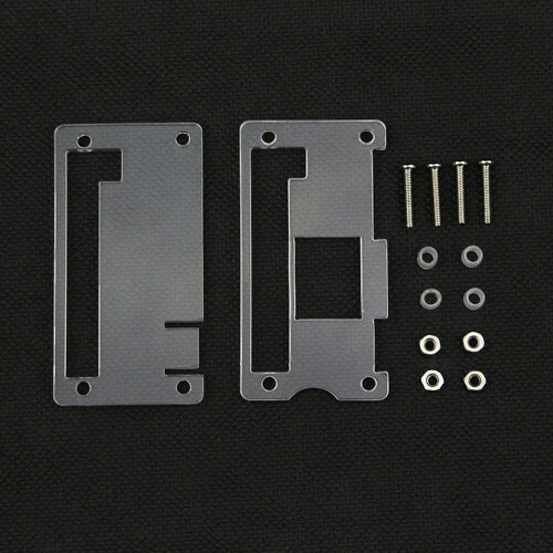 Custodia nel Acrilico Kit 4 nel 1 per Raspberry Pi Zero W e Pi Zero con Dissipatore di Calore 2