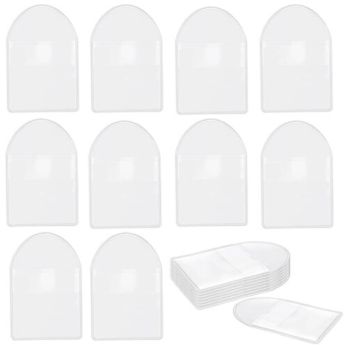 Pacote com 400 Mangas de Moedas de Bolso Único de 2 Polegadas, Suprimentos para Coleta de Moedas de Plástico Suportes Transparentes Protetores Sacos 2