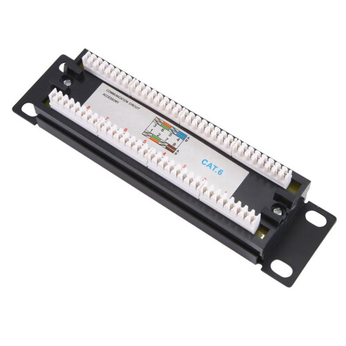 CAT6 8  Patch Panel Rack Network 6.89 Inch 1U Rack Mount with RJ45 Socket for Household Distribution Frame 1