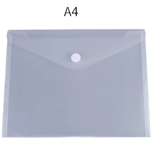 30pcs/Lot Transparent Envelope Plastic File Bag Document Filing Storage Bag Student Large Capacity Contract Office A4 1