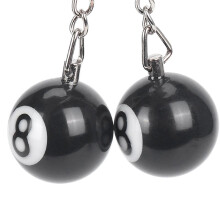 20X ' Chiave Della Catena Chiave di Palla da Biliardo Felice No. 8