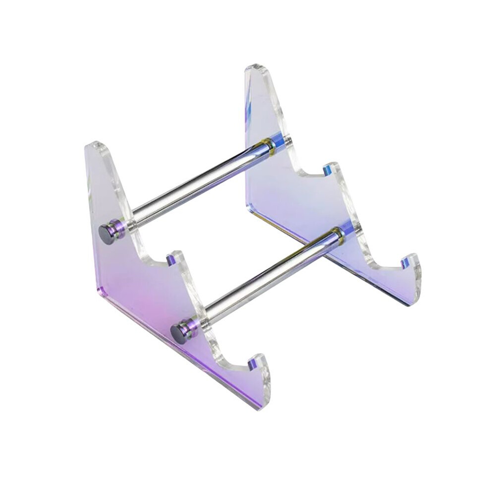 Removable Multicolor Acrylic Keyboard Stand Transparent Desktop Tray Computer Keyboard Tray Stand Multicolor 2 Layers 6134220673738