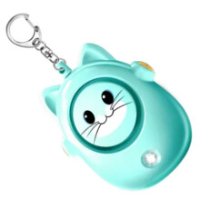 Cute Cat Personal Alarm, Women'S Anti-Wolf Artifact, Outdoor Children'S and Women'S Emergency Self-Defense Keychain