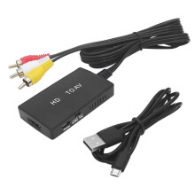 HDTV to AV Converter HD Video Converter -Compatible to RCA AV/CVSB L/R Video 1080P Adapter