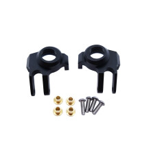 1 set CNC METAL Front Steering Knuckles kit & 1pcs Rear Axle Housing Case for Axial SCX10 II 90046
