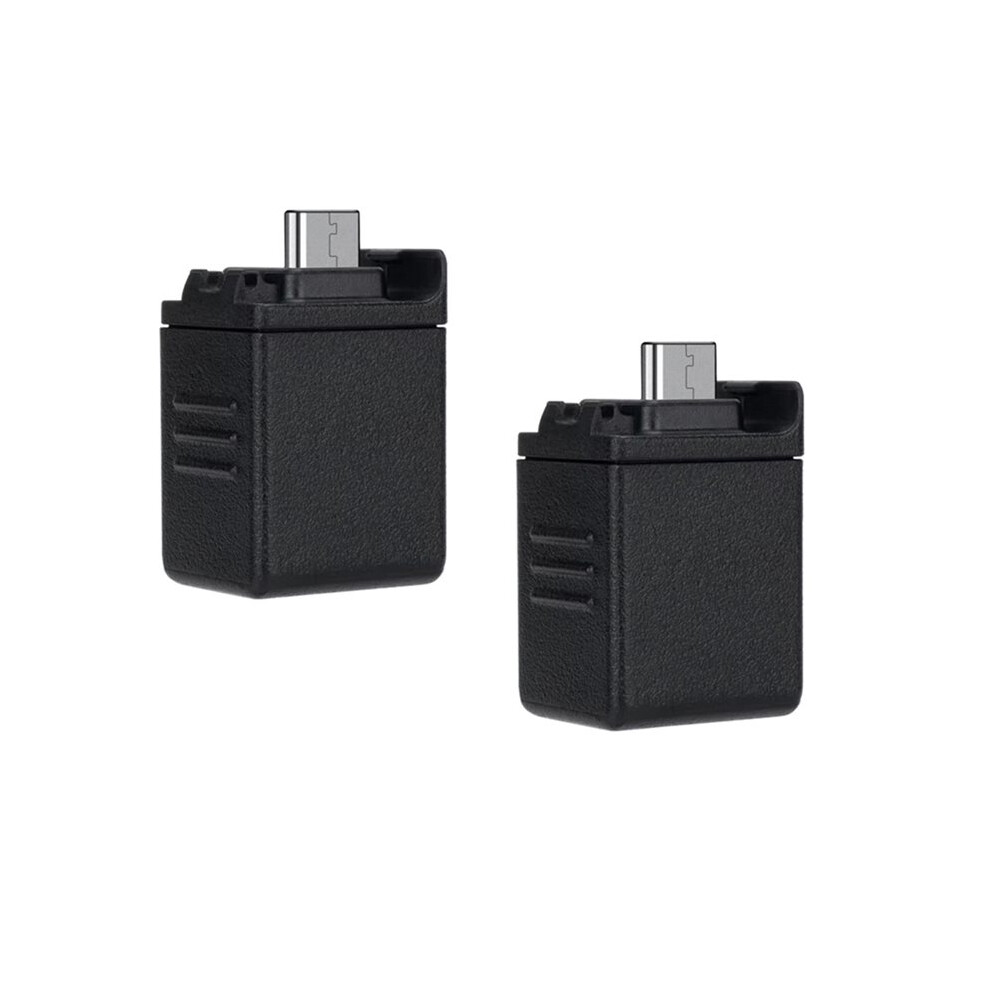2Pcs 3.5Mm Audio Adapter With Type-C Charging Port For Osmo Action 4/5 Pro Supports External Microphone Input 4712319519031