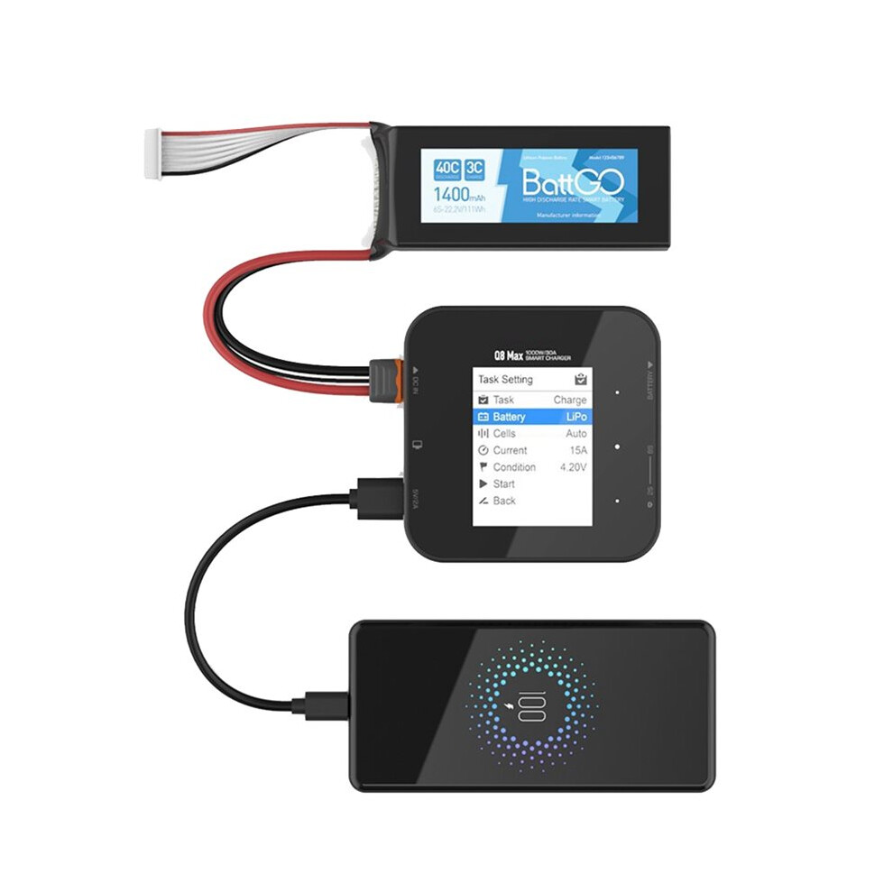1000W 30A High Charger/Discharger For 1-8S Lipo Batteries, Ideal For Fpv Drones And Quadcopters 6031498499988