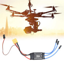 4 PièCes 2-4S 30A RC Sans Balais ESC T Plug ContrôLeur de Vitesse éLectrique 5V 2A pour Batterie Lipo 2 à 4S Multicopter Quadcopter