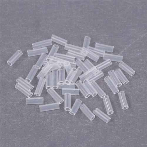 50 Peças de Capa Anti-Perda para Corrente de Contas DIY, Transparente, 1,5 cm/0,59 Polegadas, Capa Protetora para Chaveiro, para Evitar Queda de 2