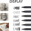 XINBOWEN 6-Pack Charcoal Pencils Set for Sketching, Shading & Artwork, Includes Grades HB to EE 3