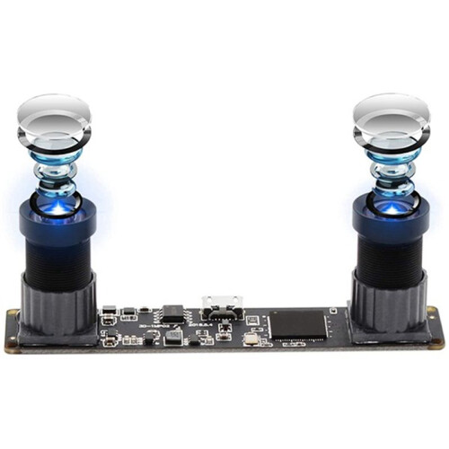 Synchronized Dual Lens USB Camera with CMOS OV9750 Sensor Webcam 1.3MP 3D VR USB Camera Module OTG Stereo
