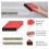 Wallpaper Tools Wallpaper Smoothing Tool Kit Removable Wallpaper Peel and Stick Contact Paper Application Tools 4