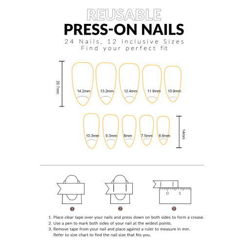 Gradient Resin Nail Extensions - Chip & Smudge Proof 2