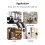 Wireless Intercom System Office Intercom Machine with LCD Screen 433MHz 3280ft Range Adjustable Volume Call Telephone 6