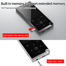 5.0 Lossless MP3 Music Player HiFi Portable Audio with FM/EBook/Recorder/MP4 Video Player(Red)