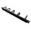 1U 19 Inch Rack Cabinets Cable Management Network Organizer Network Brush Panel Five Ring Detachable Wire Manager Frame 7