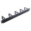 1U 19 Inch Rack Cabinets Cable Management Network Organizer Network Brush Panel Five Ring Detachable Wire Manager Frame 8