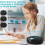 Portable CD Player,  CD Player with Speakers Rechargeable CD Player ASP LCD Display with AUX Cable for Car 4