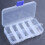 4Pcs 10-Slot Portable Plastic Resistors Electronic Component Case Box 5
