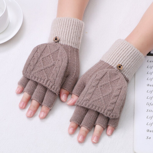 Umwandelbare Fäustlinge – warme und gemütliche Winterhandschuhe Brown 2