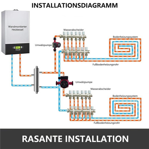 RS25-6/180 Interface, Hot Water Circulation Pump, Swimming Pool Heating Circulation Pump 2