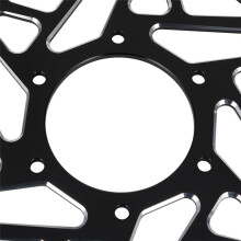 54T Chain Sprocket Rear Sprocket for Ultra Bee,Aluminum Alloy Powersports Drive Sprockets Black