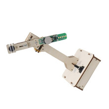 DIY Wooden POV Rotating LED Display Wooden POV Rotating Display Assembling Science Experiment Kit Electronic Project Kit