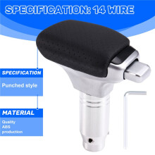 1PC Geponste Stijl Auto Shift Hoofd Shift Handbal Border Gear Modificatie Accessoires voor Auto Yacht 14 Draad