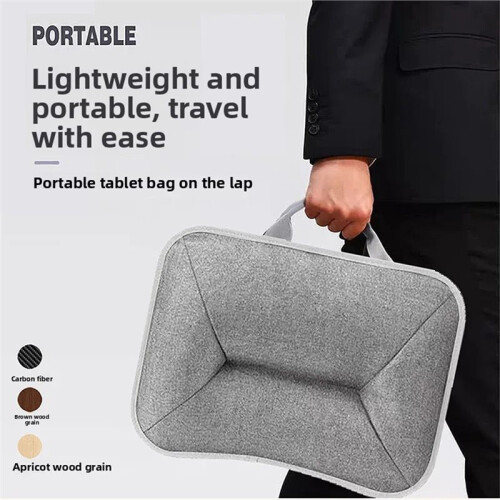 Tavolino Portatile Multifunzionale per Tablet e Laptop con Maniglia e Fermo
