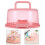 Versatile Plastic Cake Storage Container with Secure Lockable Lid for Parties, Picnics, and More 4