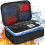 2X Organizer Bag Fireproof Document Bag with Lock Portable Filing Storage Box Holder for Document File Passport 2