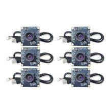 6 Sets 100 Degree Camera Module 1MP OV9732 1280x720 USB Free Driver Manual Focus with 2M USB Cable for WinXP/7/8/10