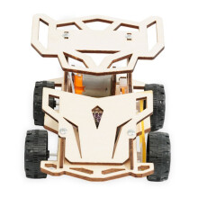 DIY Wooden Remote Control Car Wooden Four Wheel Drive Racing Assembling Science Experiment Kits for KIDS Educational