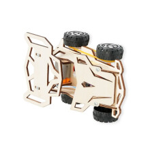 DIY Wooden Remote Control Car Wooden Four Wheel Drive Racing Assembling Science Experiment Kits for KIDS Educational
