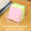 Acrylic Notepad Holder for Desk Organization, Clear Memo Dispenser 3
