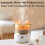 Aromatherapy Essential Oil Diffuser Salt Lamp Diffuser with 7 Color Lights 160ml Cool Mist Humidifier for Home A 3